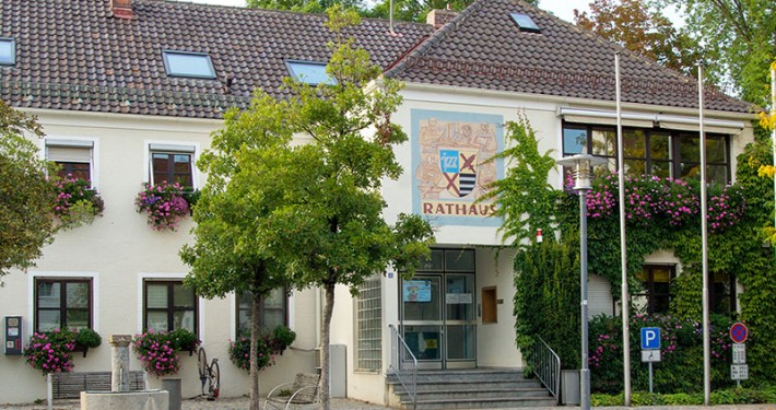 Rathaus der Gemeinde Kirchheim b. München