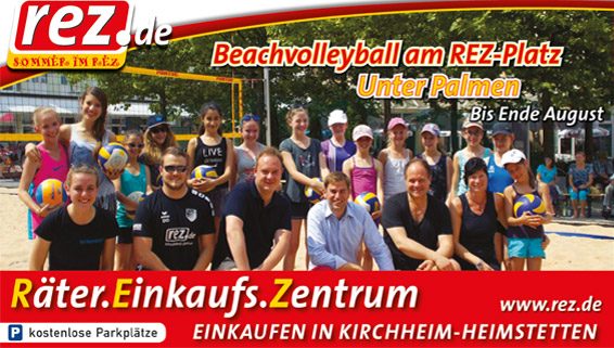 Beachvolleyball am REZ-Platz