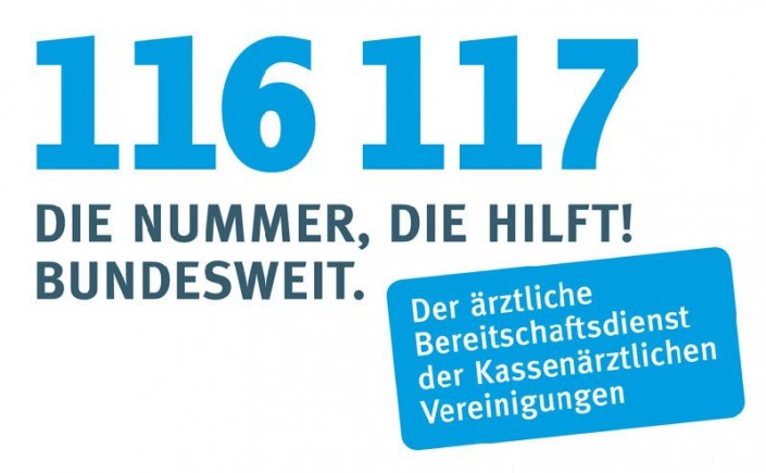 Bereitschaftsdienst Rufnummer ärztlicher Bereitschaftsdienst 116117