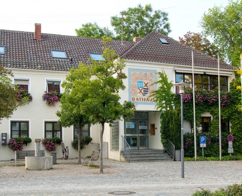 Rathaus der Gemeinde Kirchheim b. München