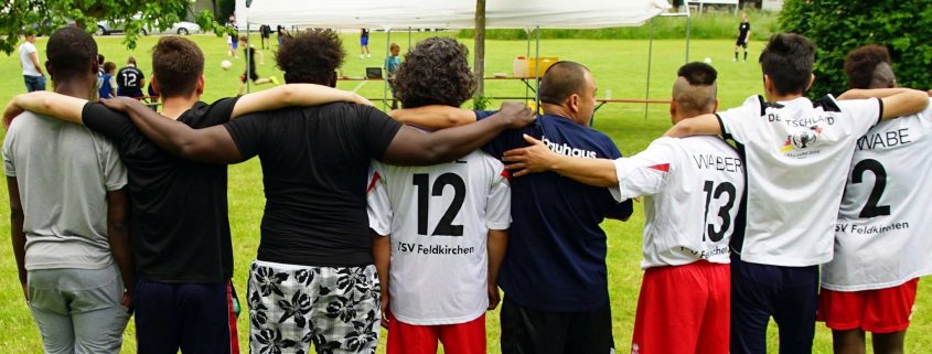 Fußballspiel beim JUZ