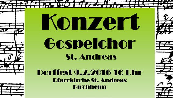 Gospelchor St. Andreas Dorffest