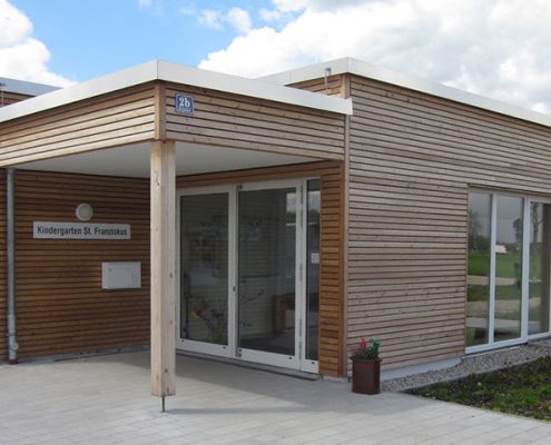 Provisorische(r) Kindergarten/Kinderkrippe St. Franziskus - Foto: Gemeinde Kirchheim