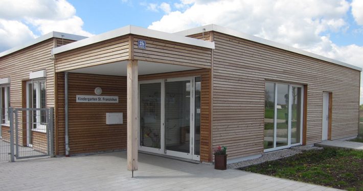 Provisorische(r) Kindergarten/Kinderkrippe St. Franziskus - Foto: Gemeinde Kirchheim