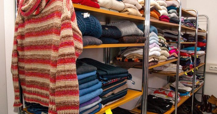 Das KleiderCafé im Bürgerhaus: Große Auswahl an hochwertiger Ware. Foto: Claudia Topel