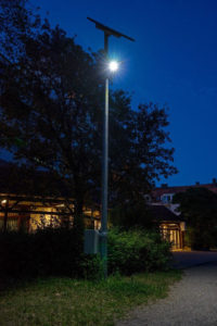 Straßenlaterne mit Solarlicht