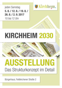 Kirchheim 2030 Ausstellung zum Strukturkonzept im Bürgerhaus