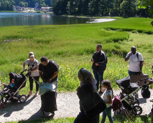 Spazieren gehen am Spitzingsee