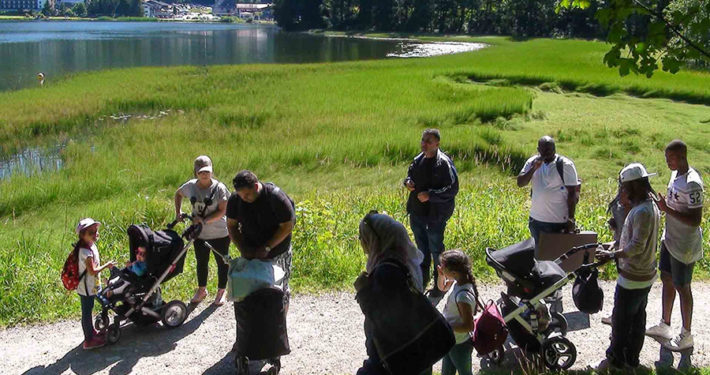 Spazieren gehen am Spitzingsee