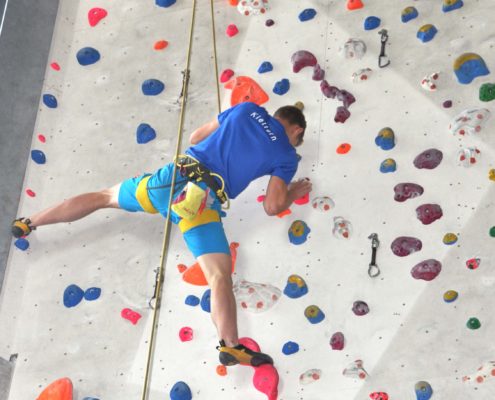 Auf zu sportlichen Höhen: Bei den Kirchheimer Klettermeisterschaften überzeugte der sportliche Nachwuchs in der Kletterhalle High-east in Heimstetten.