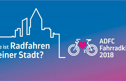 Schmuckbild zum ADFC Fahrradklima-Test 2018