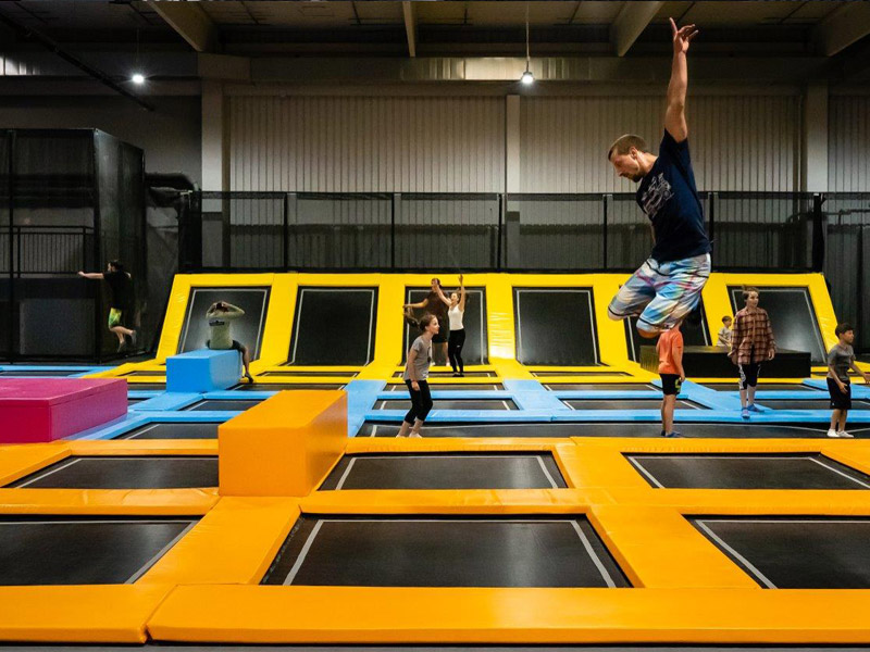 Trampolinhalle in der MAXX-Arena Kirchheim