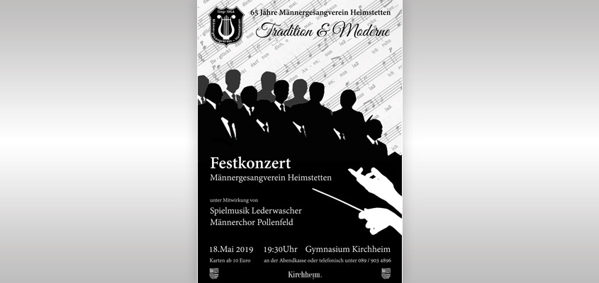 Festkonzert zum Jubiläum - 65 Jahre Männergesangverein Heimstetten