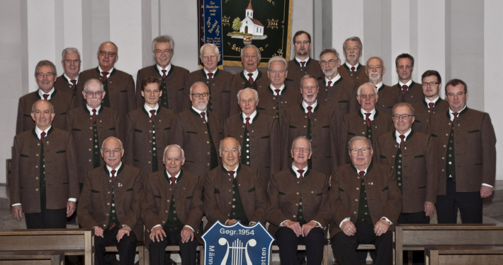 Der Männergesangverein Heimstetten: Die Mitglieder feiern