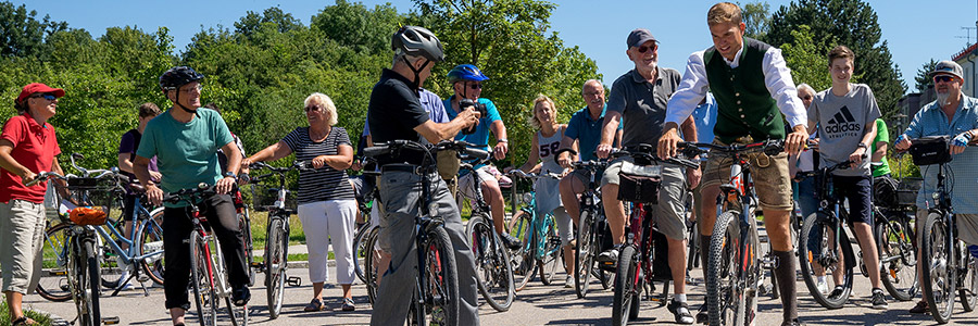 Radln mit dem Bürgermeister