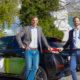 Erster Bürgermeister Maximilian Böltl und Christoph Weigler, General Manager von Uber: Ein Pilotprojekt des Unternehmens in enger Abstimmung mit der Gemeinde bietet mehr Mobilität vor Ort.