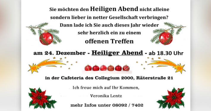 Heilig Abend im Collegium