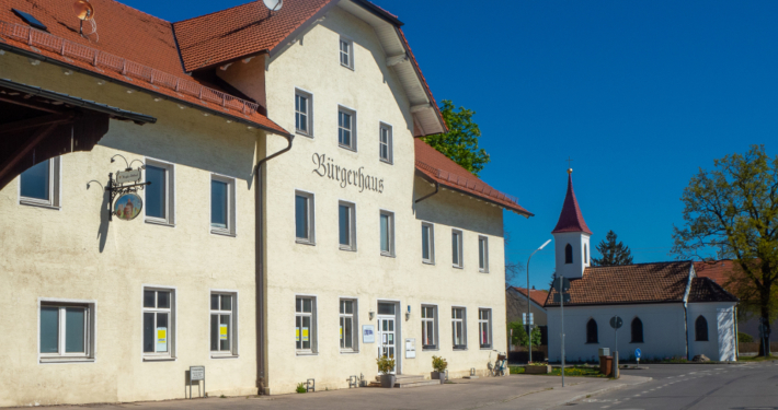 Das Bürgerhaus im Ortsteil Heimstetten