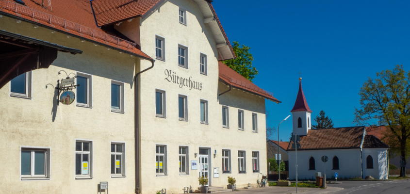 Das Bürgerhaus im Ortsteil Heimstetten