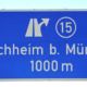 Autobahn-Ausfahrt Kirchheim b. München. Foto: Elke Hötzel – stock.adobe.com