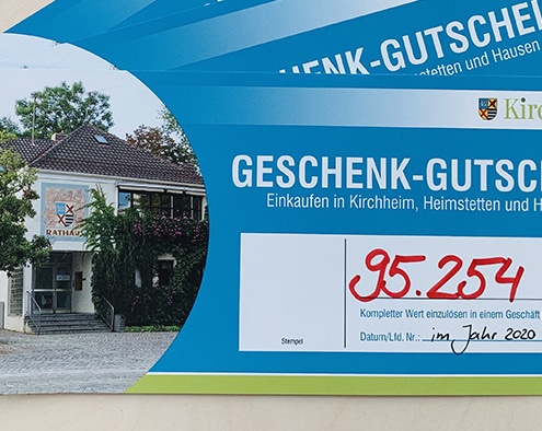 Foto vom Kirchheimer Geschenk-Gutschein