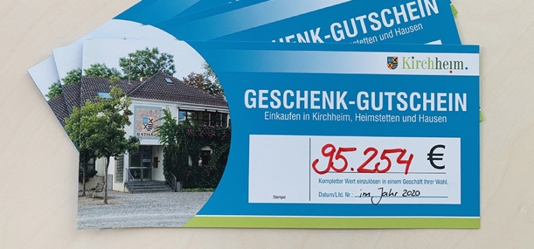 Foto vom Kirchheimer Geschenk-Gutschein