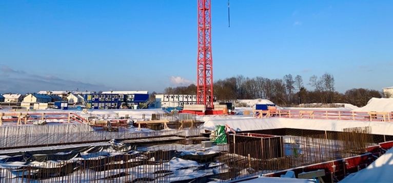 Foto: Baustelle für den Gymnasium-Neubau