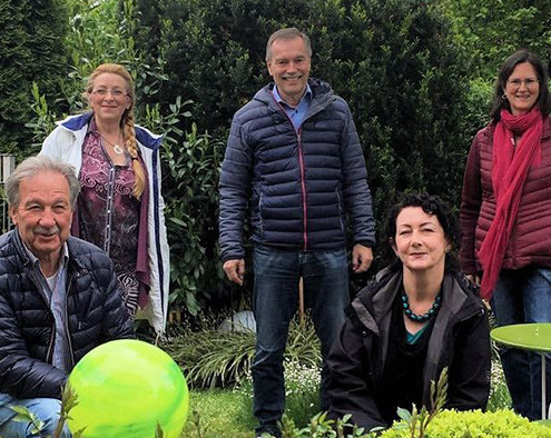 Foto: Gründungsmitglieder des Freundeskreis Landesgartenschau 2024