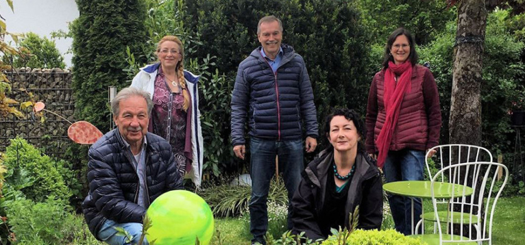 Foto: Gründungsmitglieder des Freundeskreis Landesgartenschau 2024